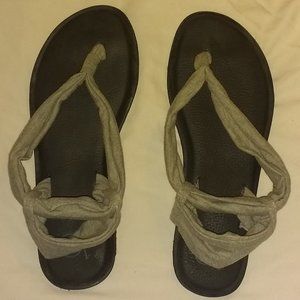 OP Gray Slingbacks NWOT  !!   LOVE ME !!    7/8